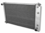Aluminum Radiator- 4 Row - FB164 for 1975-1976 Chevy Camaro polished