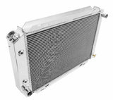 Aluminum Radiator- 3 Row - FB169 for 1981-1982 Ford Mustang polished
