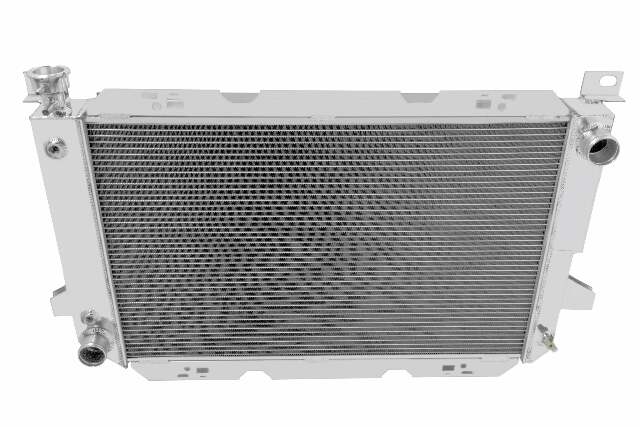 Aluminum Radiator - 4 Row - FB224 for 1988-1997 Ford F-150 polished