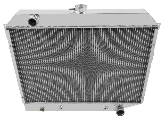 Aluminum Radiator - 3 Row - FB226 for 1973-1974 Dodge Road Runner polished