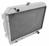 Aluminum Radiator - 3 Row - FB226 for 1973-1974 Dodge Road Runner polished