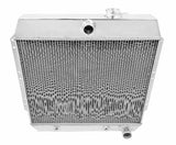 Aluminum Radiator - 4 Row - FB230 for 1953-1954 Chevy Corvette polished