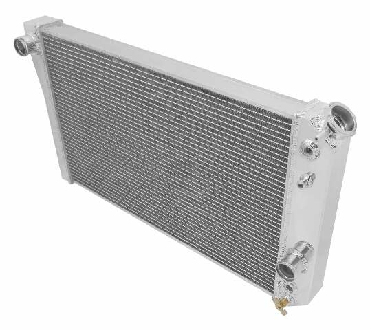 Aluminum Radiator - 3 Row - FB255 for 1984-1990 Chevy Corvette polished