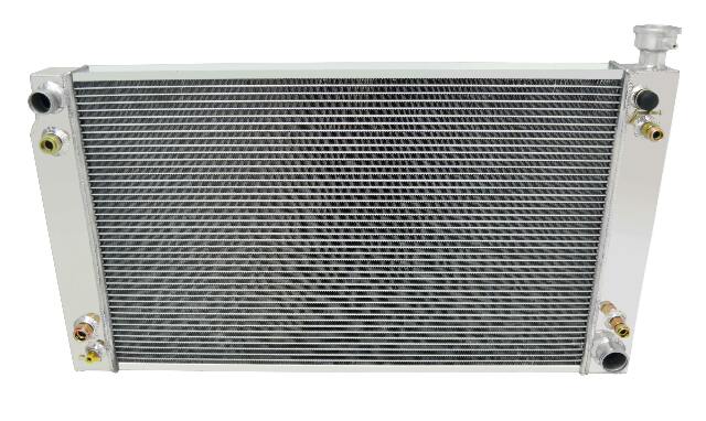 Aluminum Radiator- 3 Row - FB284 for Ford polished