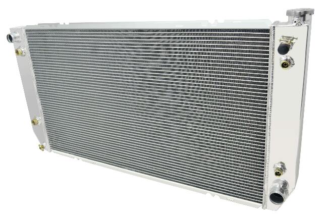 Aluminum Radiator- 3 Row - FB285 for Ford polished