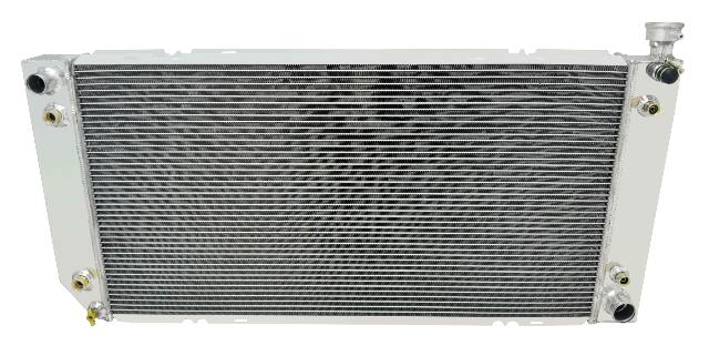 Aluminum Radiator- 3 Row - FB287 for Ford polished
