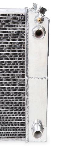Aluminum Radiator, w/ GM LS Swap- 3 Row - FB304 for 1968-1969 Chevy Chevelle polished