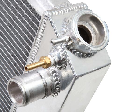 Aluminum Radiator, w/ GM LS Swap- 3 Row - FB305 for 1973-1974 Chevy C10 polished