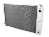 Aluminum Radiator, w/ GM LS Swap- 3 Row - FB305 for 1973-1974 Chevy C10 polished