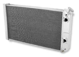 Aluminum Radiator, w/ GM LS Swap- 3 Row - FB308 for 1983-1984 Chevy Corvette polished