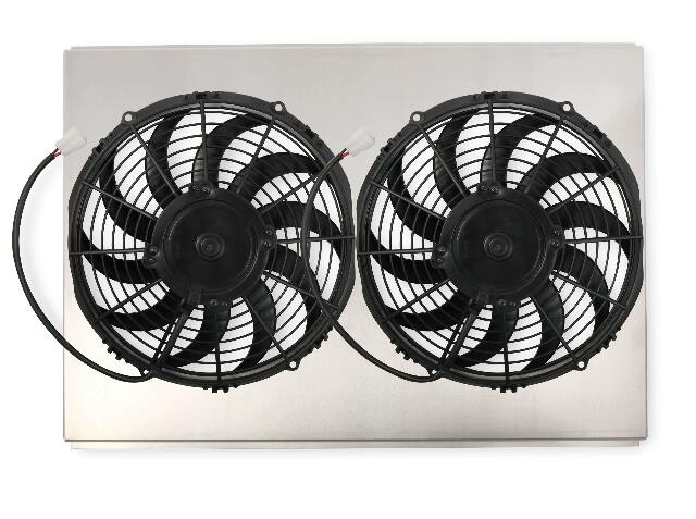 High Performance Fan/Shroud Package - FB512H for 1967-1968 Chevy C10 aluminum electric fan
