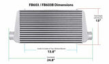 Air to Air Intercooler - FB603B aluminum polished