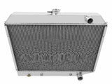 Aluminum Radiator- 3 Row - FB700 for Ford polished