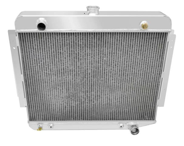 Aluminum Radiator- 4 Row - FB709 for Ford polished