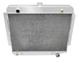 Aluminum Radiator- 4 Row - FB709 for Ford polished