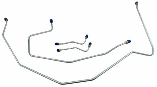 1956-1957 Chevrolet Bel Air Front Brake Line Kit Manual Brakes Steel FBL001