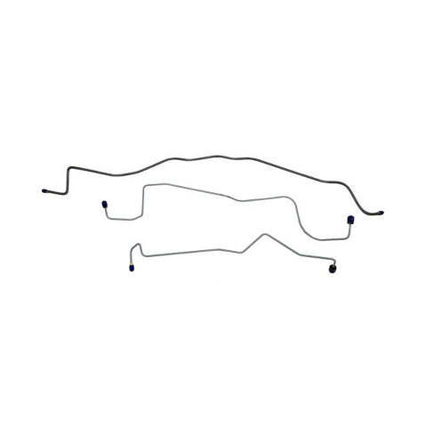 1990-1997 Ford F-250 Front Brake Line Kit Steel FBL618