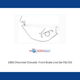 Front Brake Line Set FBL703 Shafer's Classic Reproductions
