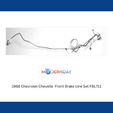 Fits 1968 Chevrolet Chevelle  Front Brake Line Set FBL711