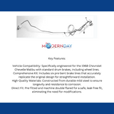 Fits 1968 Chevrolet Chevelle  Front Brake Line Set FBL711