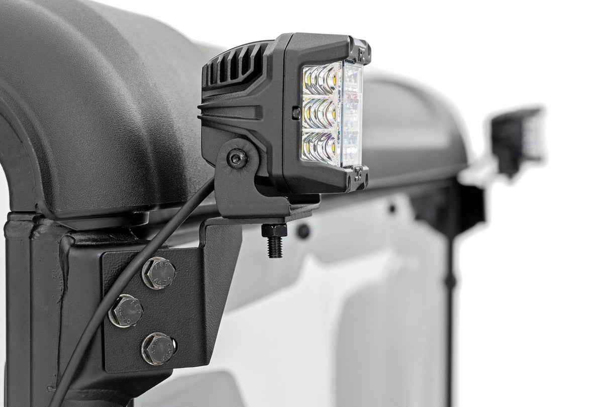 LED Light Kit - Rear Mount 2" Black Pair - Amber DRL CFMOTO UFORCE U10 1000 PRO