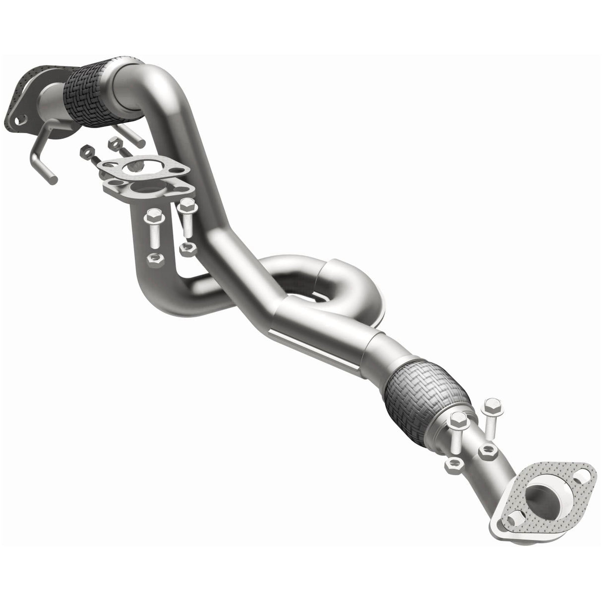 2007-2009 Hyundai Santa Fe Direct-Fit Front Pipe Kit 107-0244 stainless steel