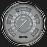 Classic Instruments 49-50 Shoebox Package, Gray FC49G dash gauge cluster