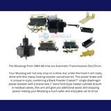 power brake booster and master cylinder kit for 1964-1966 Ford Mustang black power brake universal fits-1964-1966-ford-mustang-booster-conversion-kit-disc-drum-fd-250 MBM