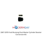 power brake booster and master cylinder kit for 1967-1970 Ford Mustang stainless steel steel black aluminum fits-1967-1970-ford-mustan-oval-master-cylinder-booster-conversion-k MBM