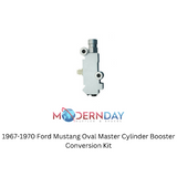 power brake booster and master cylinder kit for 1967-1970 Ford Mustang stainless steel steel black aluminum fits-1967-1970-ford-mustan-oval-master-cylinder-booster-conversion-k MBM