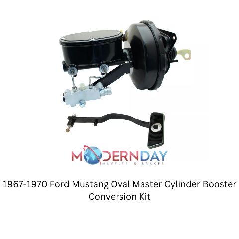 power brake booster and master cylinder kit for 1967-1970 Ford Mustang stainless steel steel black aluminum fits-1967-1970-ford-mustan-oval-master-cylinder-booster-conversion-k MBM