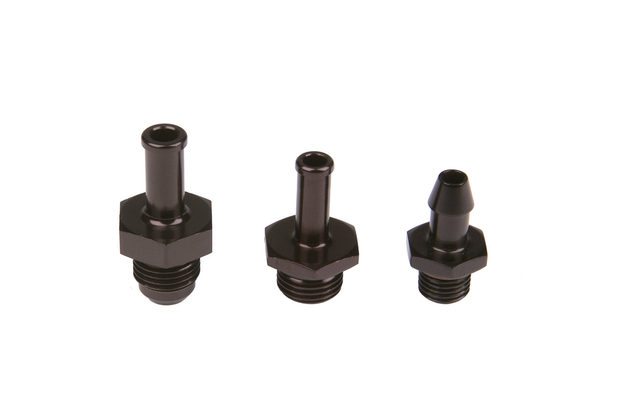 Aeromotive barb adapter fitting -4 ORB to 5/16 inch barb 15628