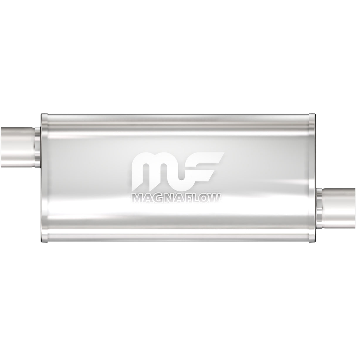 Exhaust Muffler for 5 X 8in. Oval Straight-Through Performance Exhaust Muffler MagnaFlow 14260