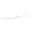 Fuel Line for 1975-1981 Pontiac Firebird w/ Pontiac V8 3/8" 2 Piece Tank to Pump stainless steel