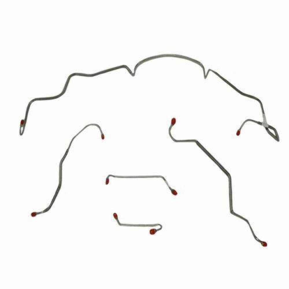 Front Brake Line Kit for 1967 disc brakes stainless steel