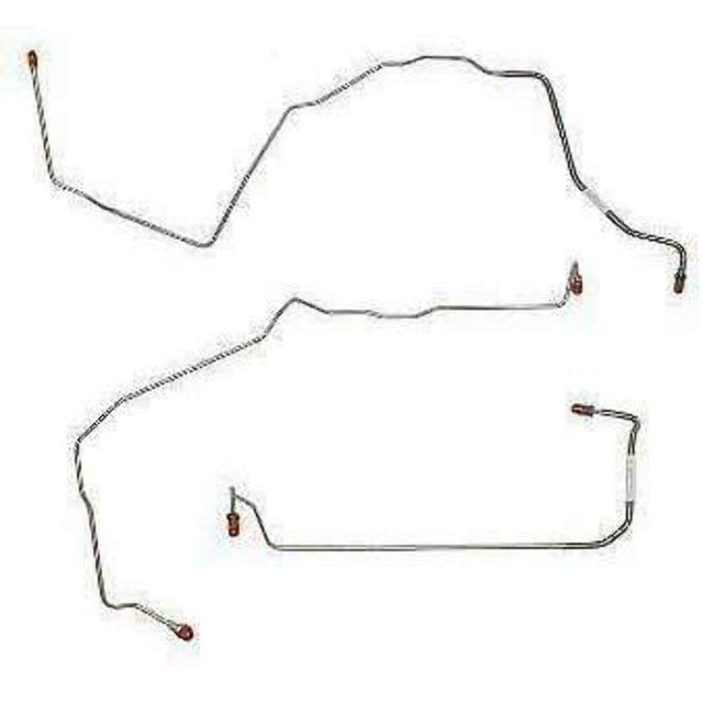 Front Brake Line Kit for 1998-2003 Pontiac Grand Prix AWABS ABS stainless steel