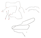 Complete Brake Line Kit for 1995-1900 ABS long bed steel