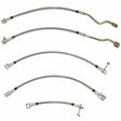 Brake Hose Kit for 2001-2005 4WD disc brakes stainless steel
