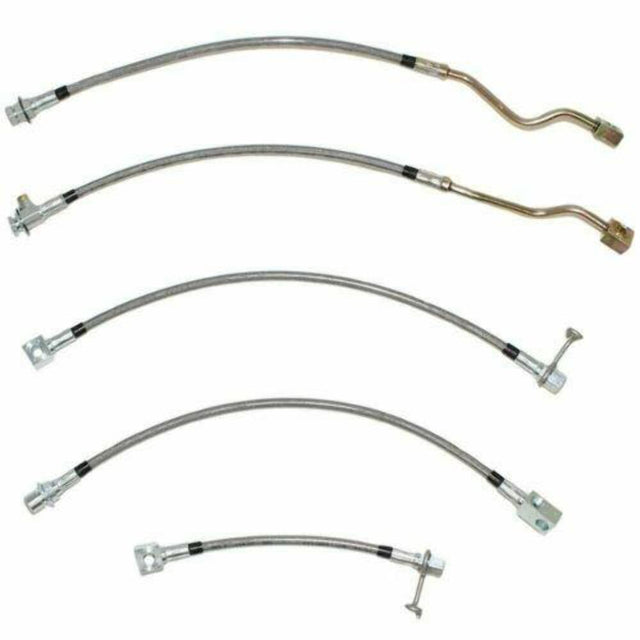 Brake Hose Kit for 2001-2005 4WD disc brakes stainless steel