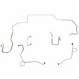 Front Brake Line Kit for 1968-1970 disc brakes stainless steel