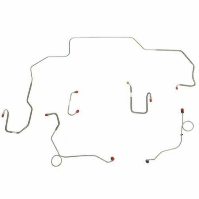 Front Brake Line Kit for 1968-1970 disc brakes stainless steel