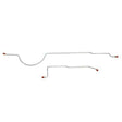 Brake Line for 1971-1973 - Rear Axle Lines Rear Axle Set Stainless for Dodge Coronet stainless steel