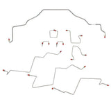 Front Brake Line Kit for 1998-2001 AWABS ABS 2WD steel
