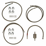 Fuel Line for 1999 01-03 GM 2500HD Reg Cab w/ Gas Engine Complete Braided stainless steel