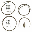 Fuel Line Kit for 2001-2003 Chevy Silverado 2500HD Quick Fix short bed long bed stainless steel