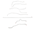 t Fits 01-07 GM 2500HD 6.0 V8, Ext Cab/Long Bed; Complete Brake Line Kit-CBK0255SS Fine Lines