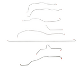 t Fits 01-07 GM 2500HD 6.0 V8, Ext Cab/Long Bed; Complete Brake Line Kit-CBK0255SS Fine Lines