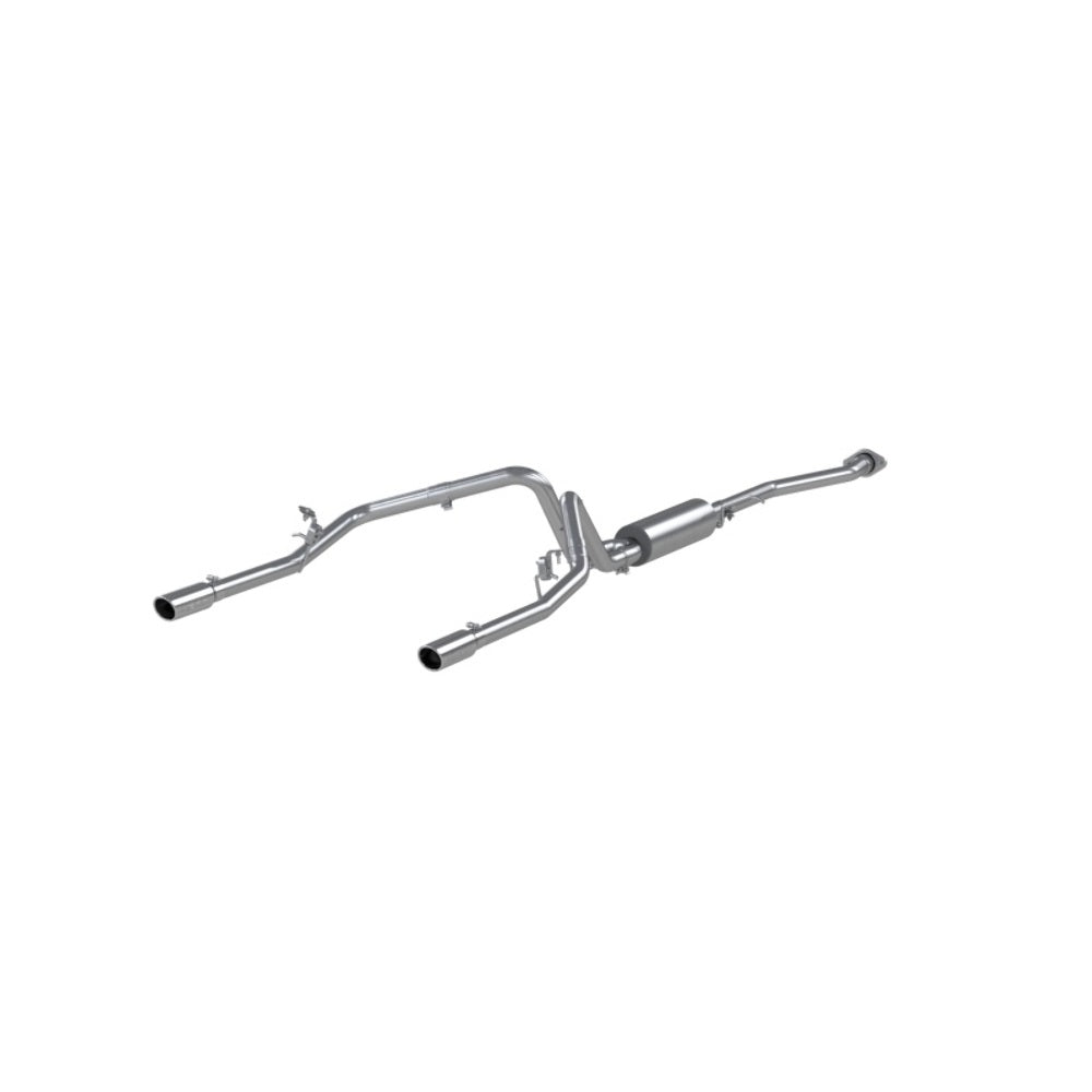 MBRP performance muffler fits Chevy Silverado 1500 dual split rear exit Armor Plus Series T409 stainless steel S5016409
