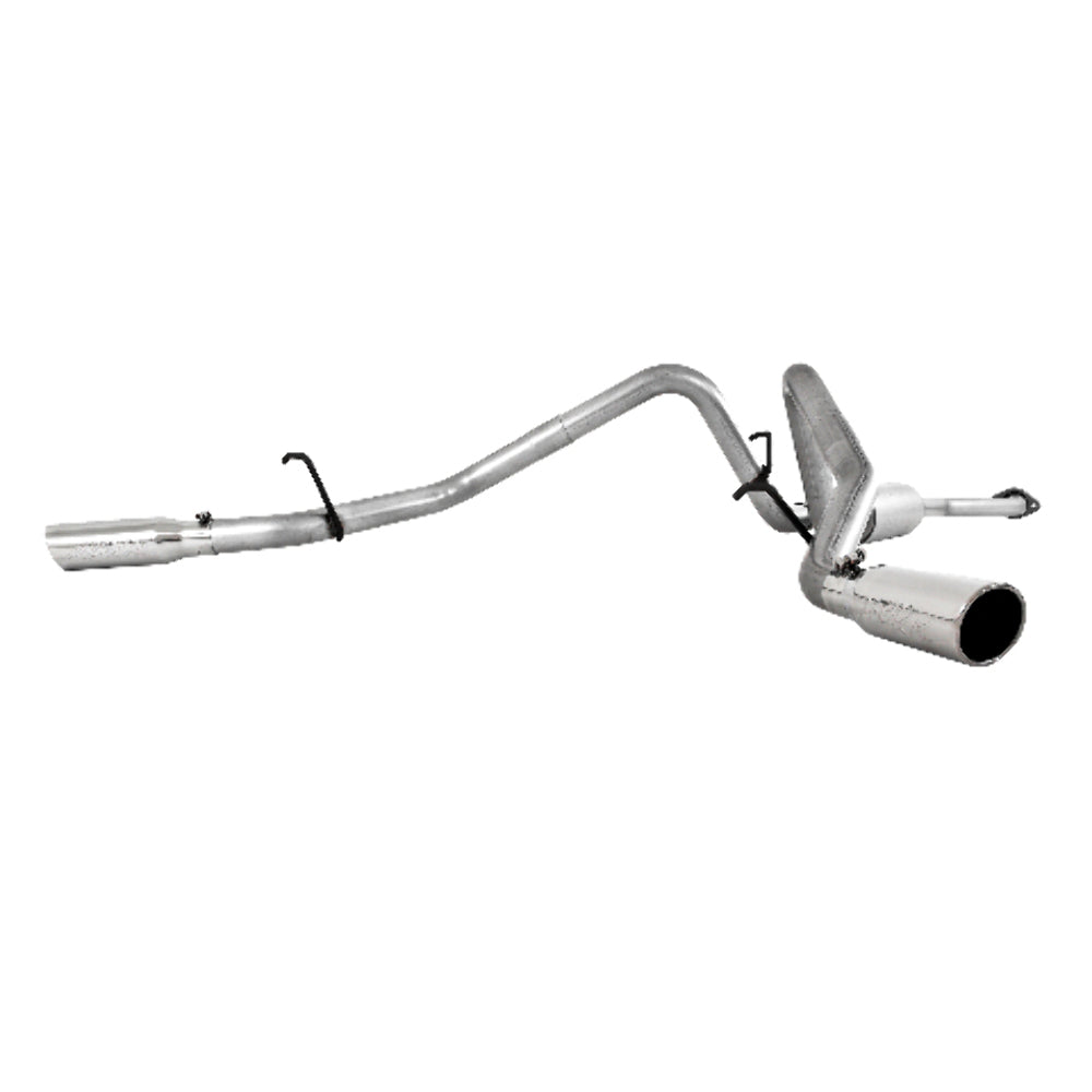 MBRP cat-back exhaust system fits Chevy Silverado 1500 Armor Plus Series T409 stainless steel S5018409 2.5 inch inlet/outlet