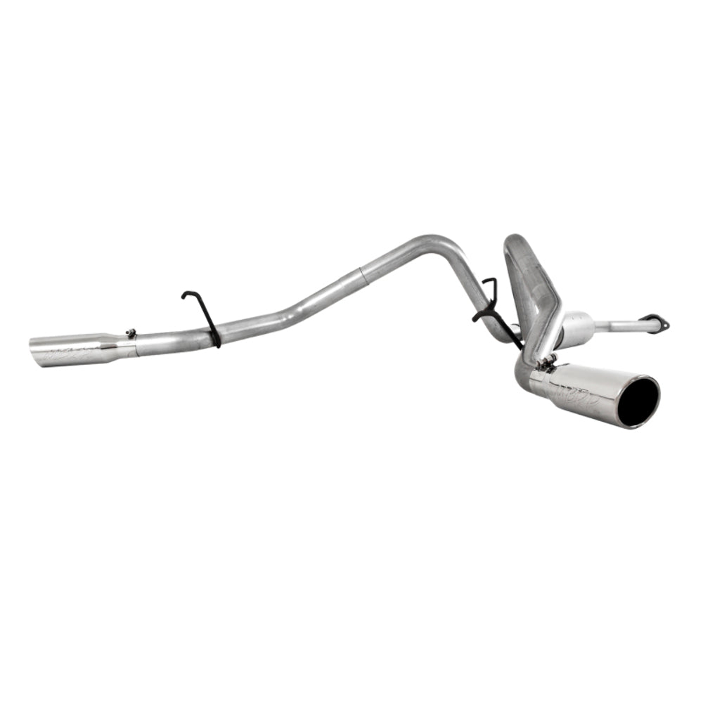 MBRP cat-back exhaust system fits Chevy Silverado 1500 Armor Plus Series T409 stainless steel S5018409 2.5 inch inlet/outlet
